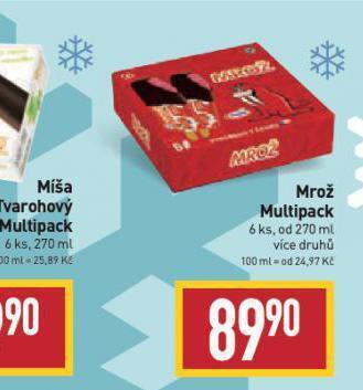 Billa Mrož zmrzlina nabídka