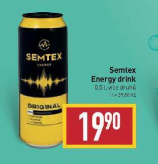 Billa Semtex energetický nápoj nabídka