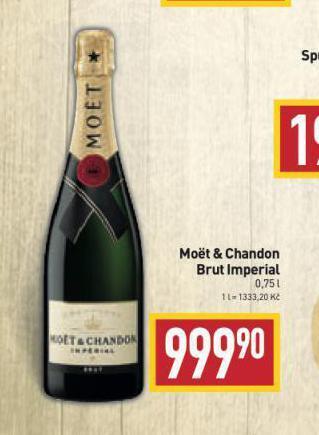 Billa Moet & chandon brut imperial nabídka