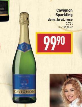Billa Cavignon sparkling nabídka