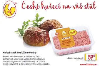 Billa Mělněný kuřecí steak 500g nabídka