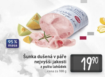 Billa Šunka dušená v páře 100g nabídka
