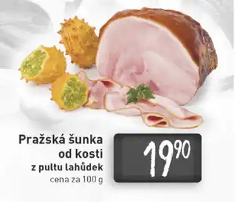 Billa Pražská šunka od kosti 100g nabídka