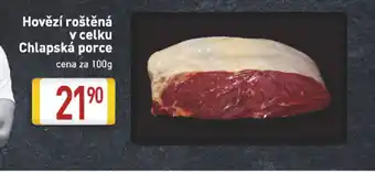 Billa Hovězí roštěná v celku 100g nabídka