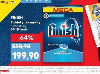 Kaufland Finish tablety do myčky nabídka