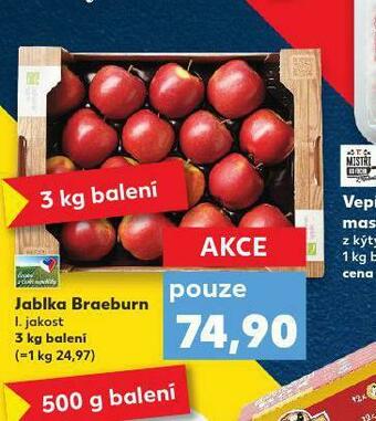 Kaufland Jablka braeburn nabídka