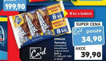 Kaufland Opavia tatranky nabídka