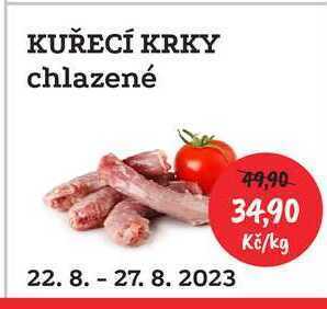 RABBIT řeznictví Kuřecí krky chlazené 1kg nabídka