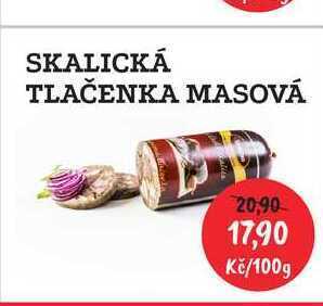 RABBIT řeznictví Skalická tlačenka masová 100g nabídka