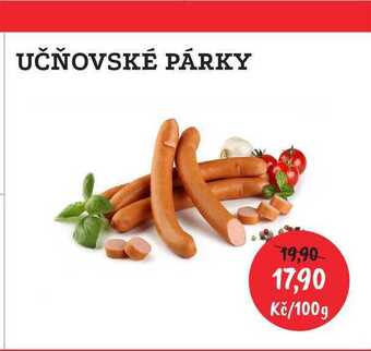 RABBIT řeznictví Učňovské párky 100g nabídka