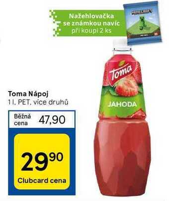 Tesco Toma nápoj 1 l nabídka