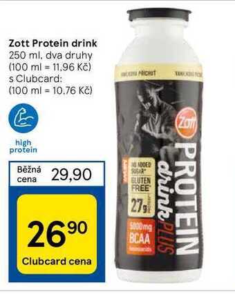 Tesco Zott protein drink 250 ml nabídka