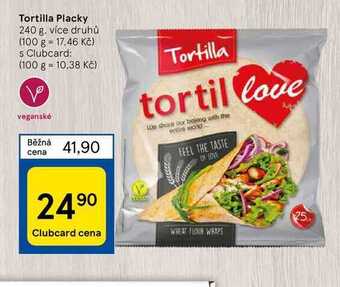 Tesco Tortilla placky 240 g nabídka