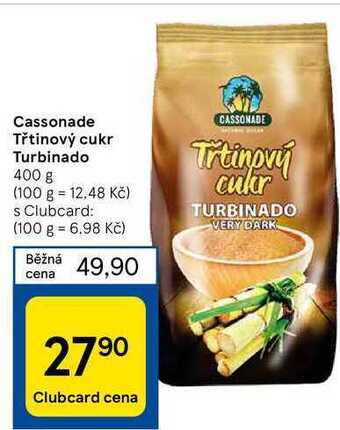 Tesco Cassonade třtinový cukr turbinado 400 g nabídka