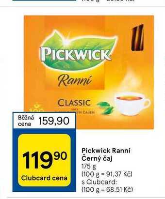 Pickwick ranní černý čaj 175 g