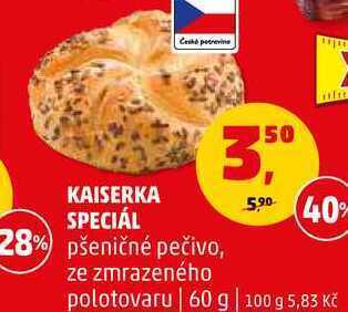 Penny Market Kaiserka speciál, 60 g nabídka