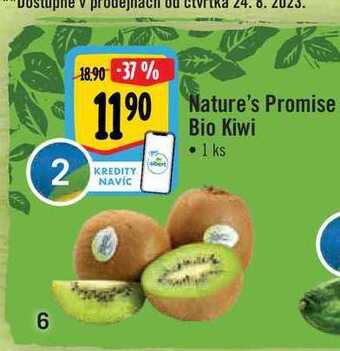 Albert Nature's promise bio kiwi • 1 ks nabídka