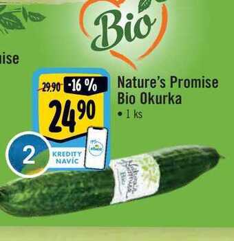 Albert Nature's promise bio okurka • 1 ks nabídka