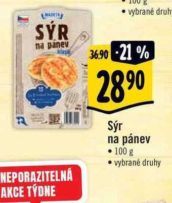 Albert Sýr na pánev • 100 g nabídka