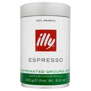 Albert Illy espresso bezkofeinová mletá káva 250g nabídka