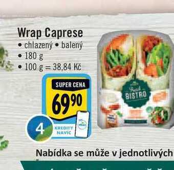 Albert Wrap caprese 180 g nabídka
