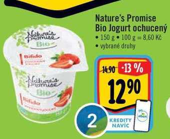 Albert Nature's promise bio jogurt ochucený • 150 g nabídka