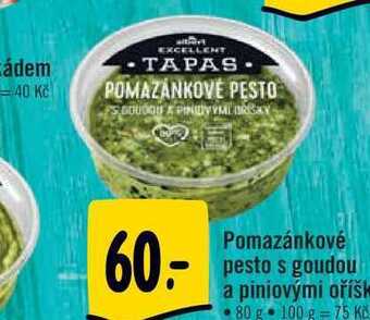 Albert Pomazánkové pesto s goudou a piniovými oříšky 80 g nabídka