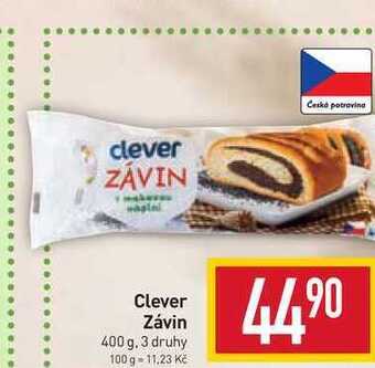 Billa Clever závin 400 g nabídka