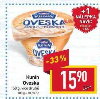 Billa Kunín oveska 150 g nabídka