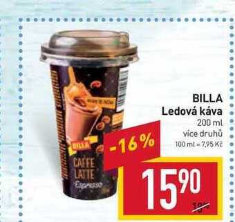Billa Billa ledová káva 200 ml nabídka