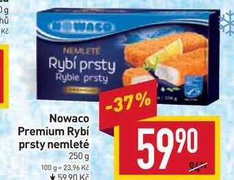 Billa Nowaco premium rybí prsty nemleté 250 g nabídka