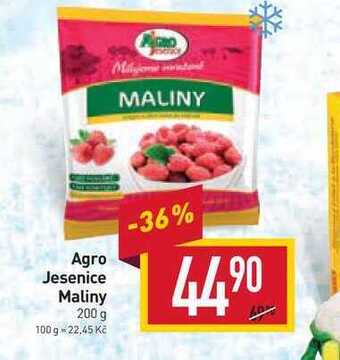 Billa Agro jesenice maliny 200 g nabídka