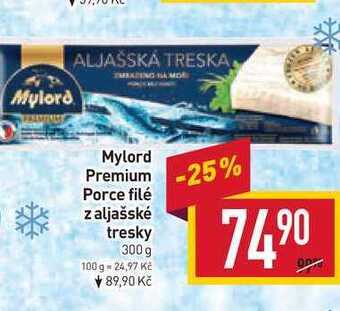 Billa Mylord premium porce filé z aljašské tresky 300 g nabídka