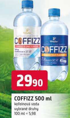 Trefa Coffizz 500 ml kofeinová voda nabídka