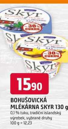Trefa Bohušovická mlékárna skyr 130g nabídka