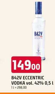 Trefa B42v eccentric vodka vol. 42% 0,5 l nabídka
