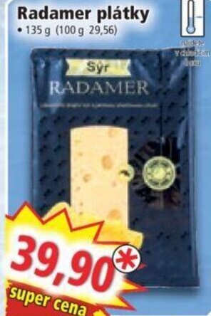 Norma Radamer plátky nabídka
