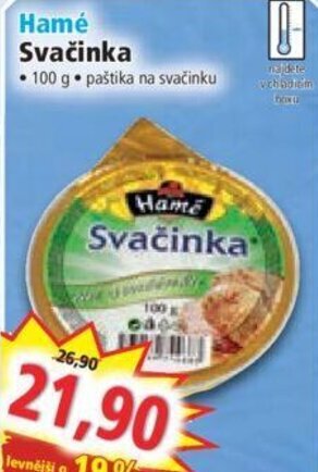 Norma Hamé Svačinka nabídka