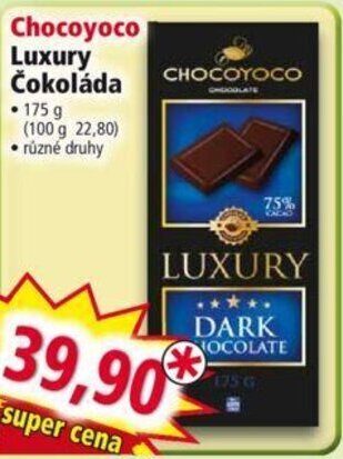Norma Chocoyoco Luxury Čokoláda nabídka