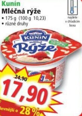 Norma Kunín Mléčná rýže nabídka