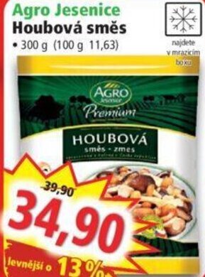 Norma Agro Jesenice Houbová směs • 300 g (100 g 11,63) nabídka