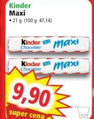 Norma Kinder Maxi nabídka