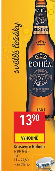Globus Krušovice Bohém nabídka