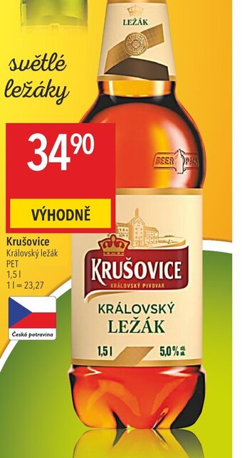 Globus Krušovice Královský ležák nabídka