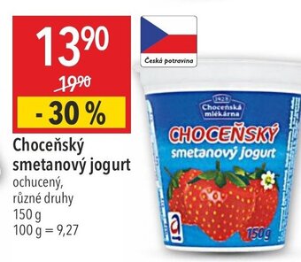 Choceňský smetanový jogurt