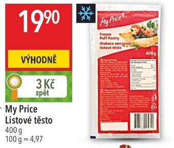 Globus My Price Listové těsto 400 g nabídka