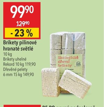 Globus Brikety pilinové hranaté světlé 10 kg nabídka
