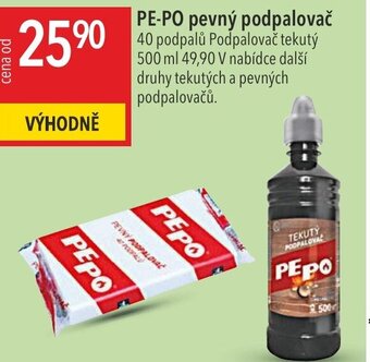 Globus PE-PO pevný podpalovač nabídka