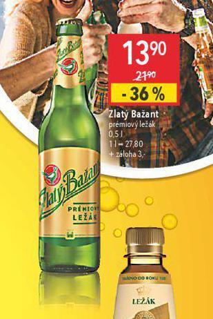 Globus Pivo zlatý bažant nabídka