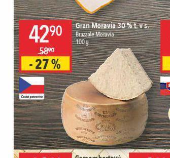 Globus Gran moravia sýr nabídka